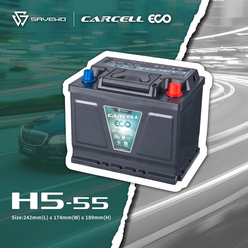*優惠期免安裝費 $2099* SAVEWO CarCell ECO H5-55 救世汽車啟停電池